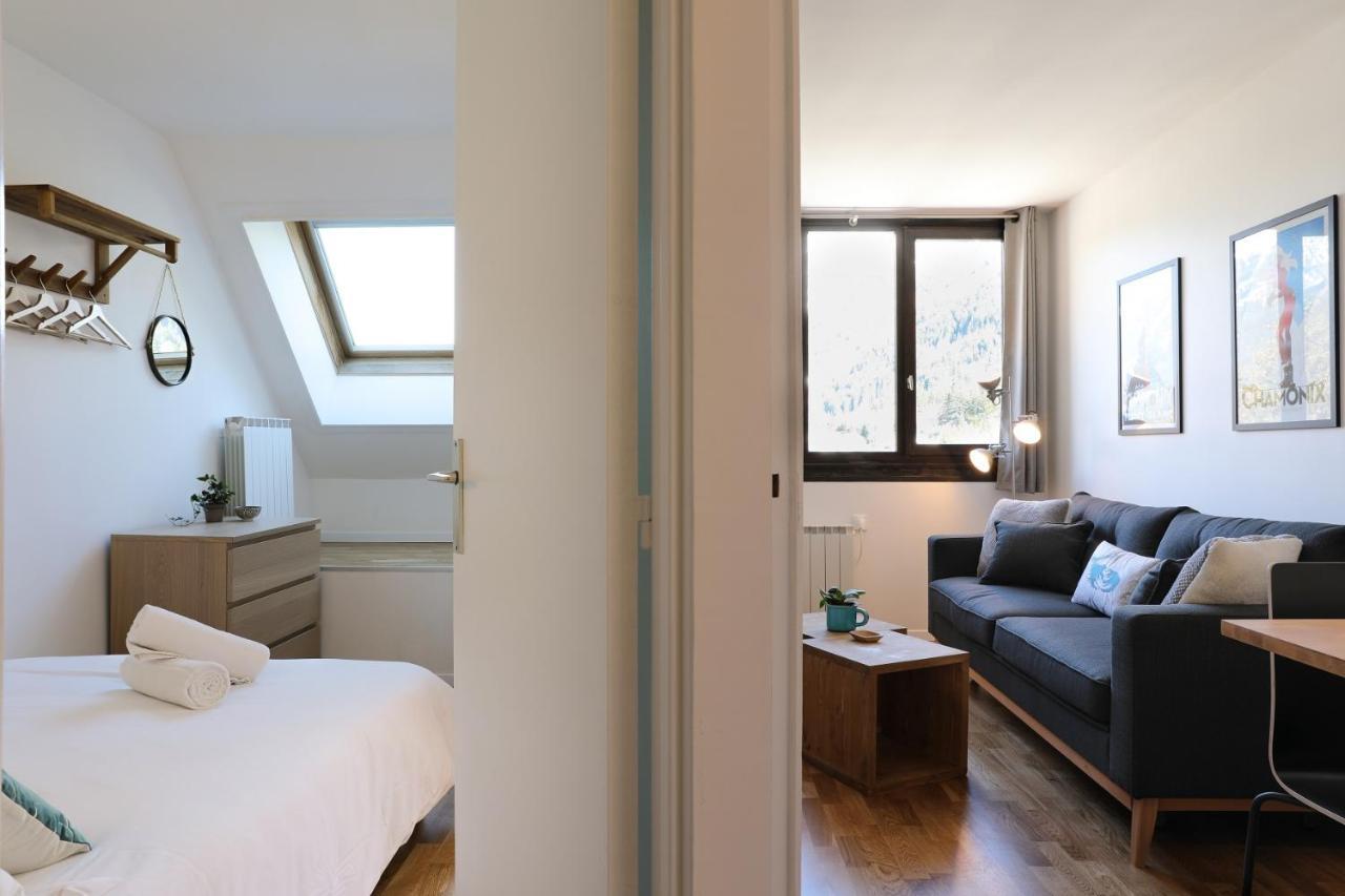 Apartment Chamois Blanc 7A - Great Views Of Шамони Екстериор снимка